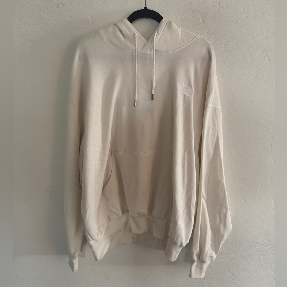 North Face Oversized White/Cream hoodie - New